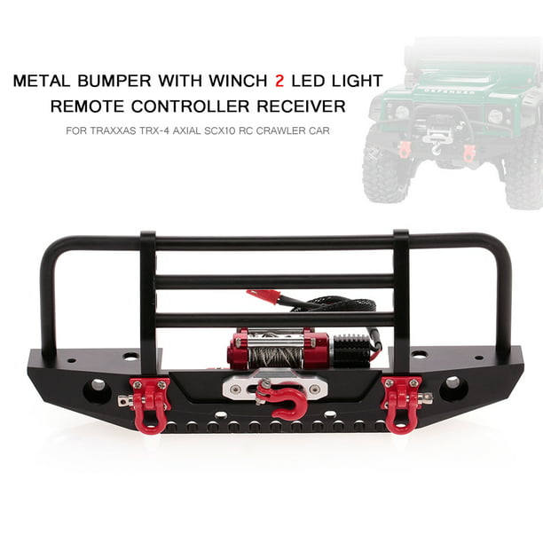 US# Electric Motor Winch & Control Receiver for 1:10 RC Climbing Car SCX10 TRX-4